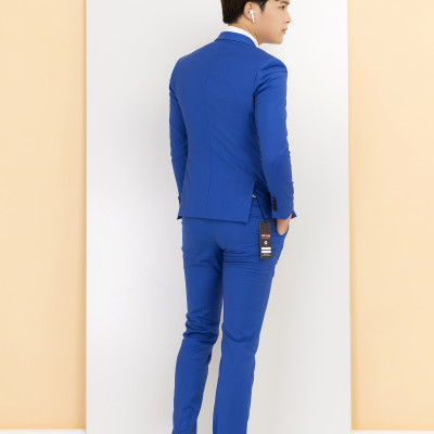 Áo vest nam Titishop AVN300 Xanh dương 2 nút