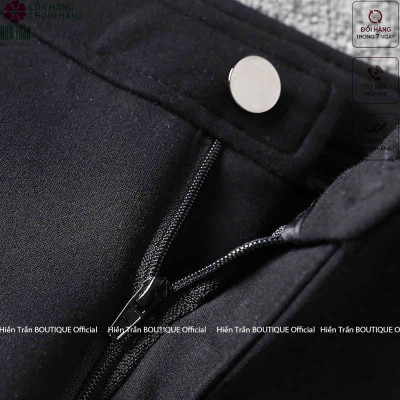 Quần short nữ Hiền Trần BOUTIQUE cạp cao, chất vải Umi Hàn cao cấp co giãn tốt tôn dáng