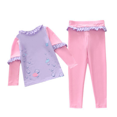 BỘ ĐỒ BƠI DÀI BÉ GÁI XỊN XÒ CHỐNG NẮNG