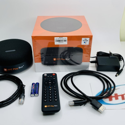 FPT Play Box S 2021 – Chính hãng FPT Telecom (Mã T590) – Kết hợp Tivi Box và Loa thông minh chính hãng.