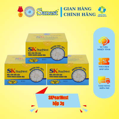 SKHPearlNest Đặc sản yến sào tinh chế hộp 3g