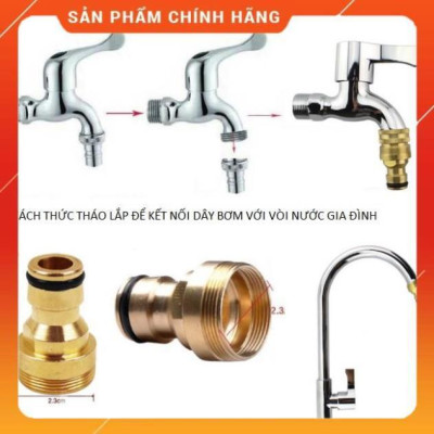 Bộ dây vòi xịt nước ️ , tăng áp 3 lần, loại 7m, 10m 206701-1 đầu đồng,cút,nồi v+ túi đựng bút