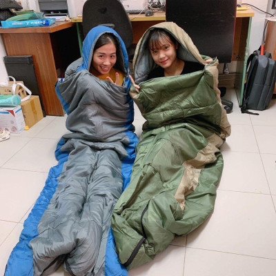 Túi ngủ văn phòng  cho nam và nữ  - Túi dã ngoại ,du lịch , chống thấm ,cách nhiệt và giữ nhiệt tốt , có dây rút , gọn nhẹ và tiện lợi 