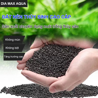2 Túi Đất Nền Trồng Cây Thủy Sinh Bể Cá, Phân nền DIA MAX AQUA giàu dinh dưỡng ( 2KG/ túi)