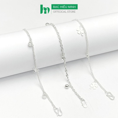 Lắc Chân Bạc Ta Mix Charm Chính Hãng Bạc Hiểu Minh LC248