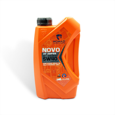 Nhớt Xe Máy Tổng Hợp Toàn Phần NOMAD Chai 1.3L 5W40-SN-MA2 Cho Exciter, Winner, Raider, Motor PKL