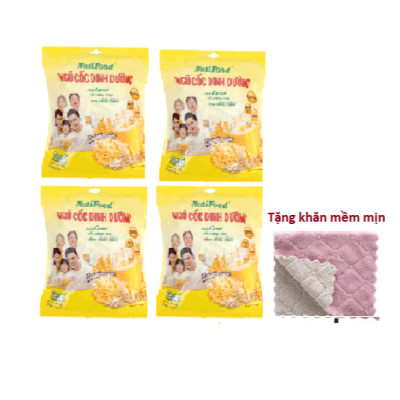 COMBO 04 Bịch Ngũ Cốc Canxi (500g) Nutifood ,Giúp Xương Chắc Khỏe, Dáng Eo Thon,Thích Hợp Cho Cả Gia Đình  Hàng Chính Hãng