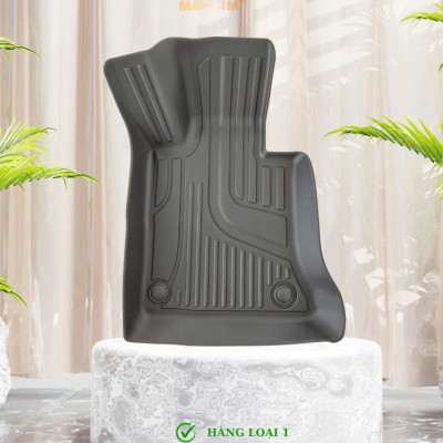 Thảm lót sàn xe ô tô Mercedes GLK 2008-2015 (sd) Nhãn hiệu Macsim chất liệu nhựa TPE cao cấp màu đen