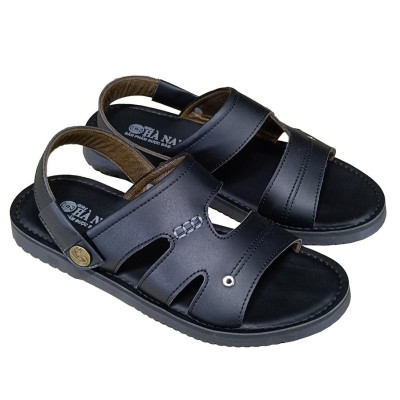 Giày Sandal Nam HA NAM Da Bò Thật Cao Cấp Đế Cao Su Chống Trơn Trượt DNA2243