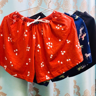 Combo 2 quần đùi nữ, thun cotton co giãn 4 chiều, dùng mặc ở nhà, đi chơi 