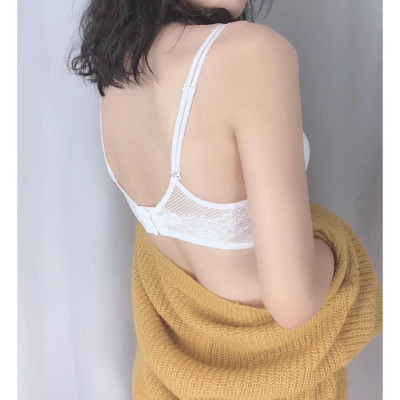 Bộ Lót Nữ Trơn Mút Vừa Không Gọng Phối Ren Lưng B04 – Set 3 Áo Màu Đen, Trắng, Xanh Rêu