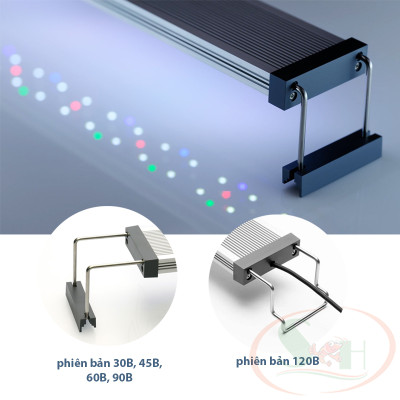 Đèn led Twinstar B Line WRGB 30B, 45B, 60B, 90B, 120B quang phổ cao cấp bể cá tép thủy sinh