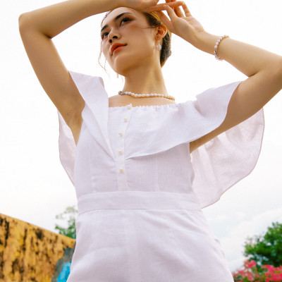 Đồ Bay Jumpsuit Nguyệt DRE132 thời trang thiết kế Hity