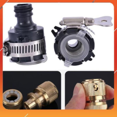 Bộ dây vòi xịt nước rửa xe, tưới cây , tăng áp 3 lần, loại 3m, 5m 206701-2Hđầu đồng, cút đồng,nối đồng +  đai