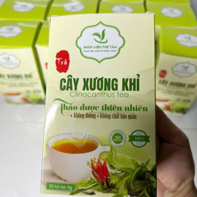 Trà túi lọc Cây xương khỉ ( Hộp 30 túi mổi túi 5g) - Tốt cho người gan b,c, men gan cao, nhức mỏi, đau nhức và hỗ trợ K