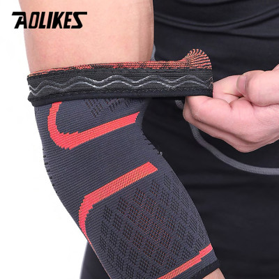 Băng bảo vệ khuỷu tay AOLIKES 7547 co dãn đàn hồi sport elbow support