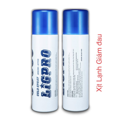 Chai xịt Lạnh Ligpro , giảm đau sau chấn thương Cold spray , 200ml