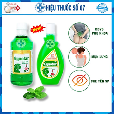 Dung dịch vệ sinh phụ nữ Gynofar 90ml/250ml/500ml
