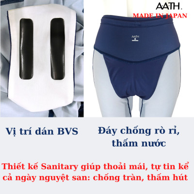 Quần Legging nano A.A.TH Japan, chăm sóc chân