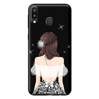 Ốp in cho Samsung Galaxy M20 Cô Gái Áo Trắng - Hàng chính hãng