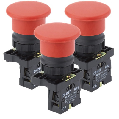 Nút dừng khẩn cấp, Stop LAY5-ES542 phi 22 hàng CNC