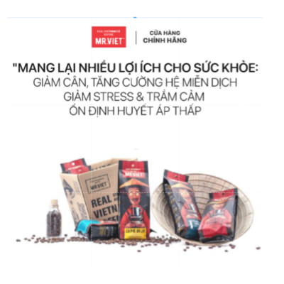 Cà Phê Rang Xay Túi Good Morning Vietnam MR.VIET (250g/Túi)