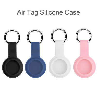 CINCATDY Bao Case Vỏ Bảo Vệ Silicone Keychain cho Apple AirTag - Hàng Nhập Khẩu