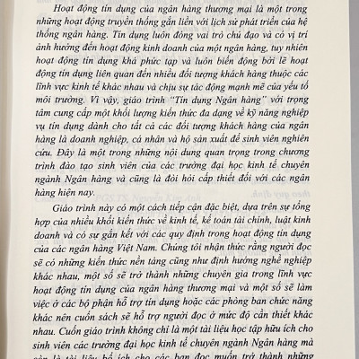 Sách - Giáo Trình Tín Dụng Ngân Hàng