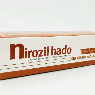 KEM BÔI NẤM HẮC LÀO LANG BEN NIROZIL – TIÊU DIỆT VI KHUẨN VÀ NẤM GÂY BỆNH TRÊN DA - GIÚP LÀM DỊU MÁT DA KHI BỊ NGỨA NGÁY KHÓ CHỊU – TUÝP 10 GAM
