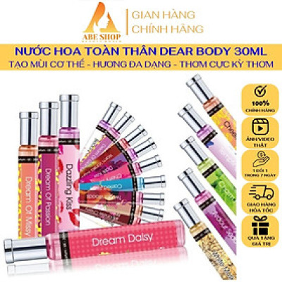 Nước Hoa DEAR BODY 30ml - Eau De Perfum - Hương Thơm Mát - Ngọt Ngào - Đa Dạng Mùi - Từ Nhẹ Tới Mạnh - Lưu Hương Tới 12h
