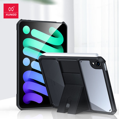[iPad Air 6 M2] Ốp lưng dành cho iPad Air 6 M2-11 inch 2024. iPad Air 6 M2 - 13 inch 2024 hiệu XUNDD có giá đỡ ,trong viền màu, chống ố chống sốc cao cấp - Hàng Chính Hãng 