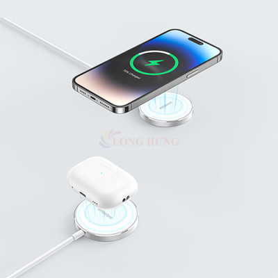 Đế sạc không dây Innostyle Magease 15W Wireless Charger IMWC100SLV - Hàng chính hãng