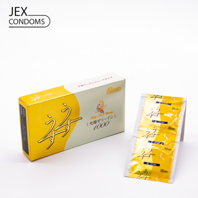 BAO CAO SU JEX 1000 (HỘP 12 CHIẾC) SIÊU MỎNG, NHIỀU GEL BÔI TRƠN HÀNG NỘI ĐỊA NHẬT