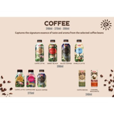 Cà phê Cappuccino OKF Hàn Quốc 275ML x 6 chai Brazil Arabica Beans