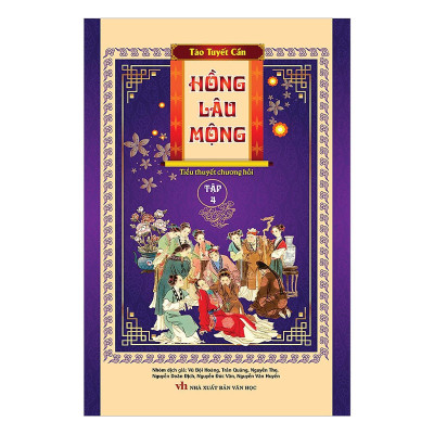 Sách - Hồng Lâu Mộng - Trọn Bộ 4 Tập - Bìa Cứng - Khang Việt Book