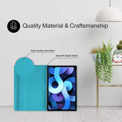 Case bao da xoay 360 độ cho iPad Pro 12.9 2018 hiệu HOTCASE chống sốc cực tốt, bảo vệ 360 độ, trang bị tính năng smartsleep - hàng nhập khẩu