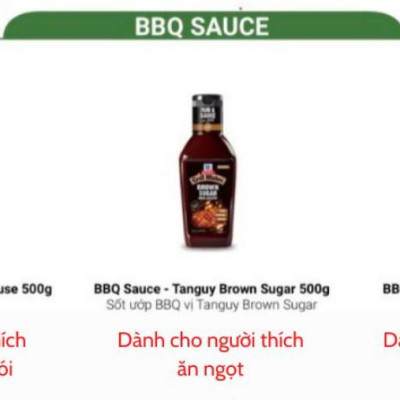 Sốt Ướp BBQ MCCormick vị khói 500g