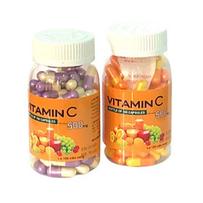 ￼VITAMIN  C  500mg Vinaphar - Tăng Tính Bền Thành Mạch , Tăng Sức Đề Kháng Cho Cơ Thề  (Chai 100v )