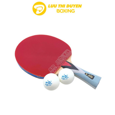 Vợt Bóng Bàn Double Fish - Lừu Thị Duyên Boxing - Model 2AC, 3AC, 4AC, 5AC - Mẫu mới, kèm 2 quả bóng bàn