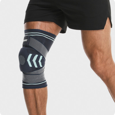 Đai bảo vệ đầu gối AOLIKES A-7731 trợ lực khớp gối với lò xo silicone đàn hồi sport knee protector