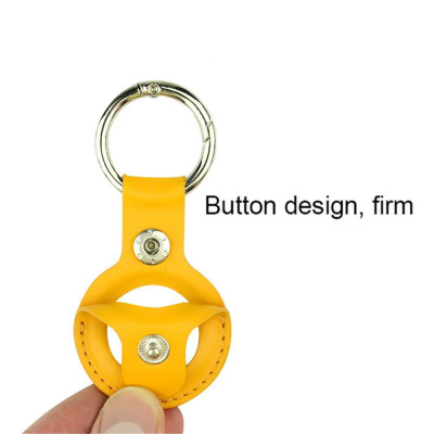 CINCATDY Bao Case Vỏ Bảo Vệ PU Anti-scratch Keychain cho Apple AirTag - HOT