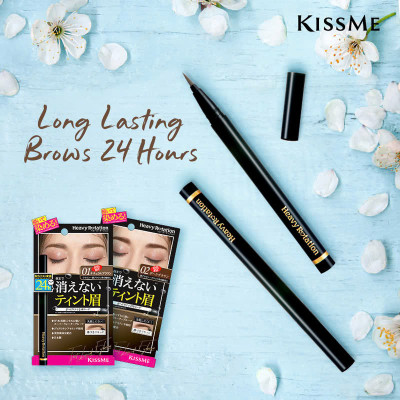 Bút Nước Kẻ Lông Mày Không Lem Trôi Nét Vẽ Siêu Mịn Kissme Heavy Rotation (8 G)