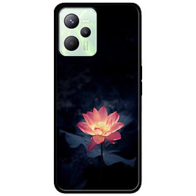 Ốp lưng dành cho Realme C35 mẫu Sen Hồng Trong Đêm