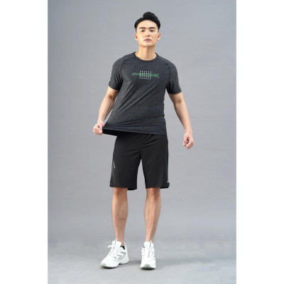 Áo Thun Thể Thao Nam AM SPORT1 TSM231 Cổ Tròn Thoáng Khí, Không Bai Xù, Nhanh Khô, Co Giãn Tốt