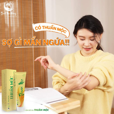 Combo kem bôi da thuần mộc ngừa rôm sảy chàm sữa nấm da đầu Thanh Mộc Hương 16g