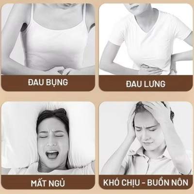 Đai Chườm Nóng Bụng Kinh FAN HOME, Máy Làm Ấm Bụng Kinh, Đai Làm Ấm Giảm Đau Bụng Kinh- Rung Massage Làm Nóng Nhanh