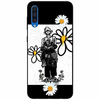 Ốp lưng in cho Samsung A50s Mẫu Chàng Trai Hai Hoa Cúc