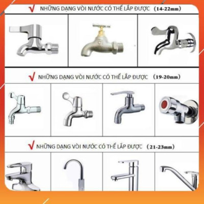 ️Evoucher Bộ dây vòi xịt nước rửa xe, tưới cây , tăng áp 3 lần, loại 7m, 10m 206701-1 đầu đồng,cút, +  khăn phượt