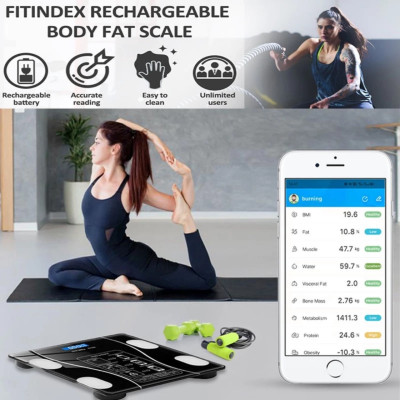 Cân Điện Tử Sạc USB Bluetooth: Theo Dõi Lượng Mỡ và Nhiệt Độ Phòng Tự Động Loại Tốt