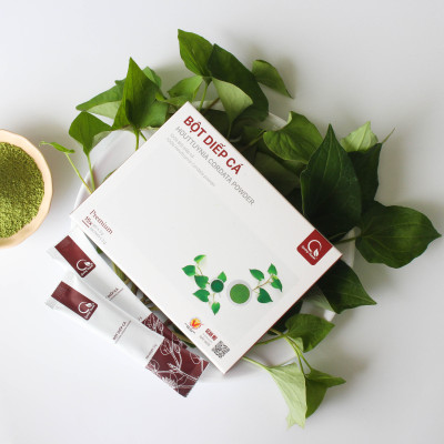 [CHÍNH HÃNG] Bột Diếp Cá Quảng Thanh 100% Nguyên Chất Sấy Lạnh - Hỗ trợ táo bón, trĩ, mát gan, giảm mụn - Hộp tiện lợi 